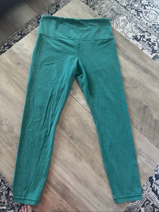 Athleta Pants - Athleta High-rise elation Teal Leggings 7/8